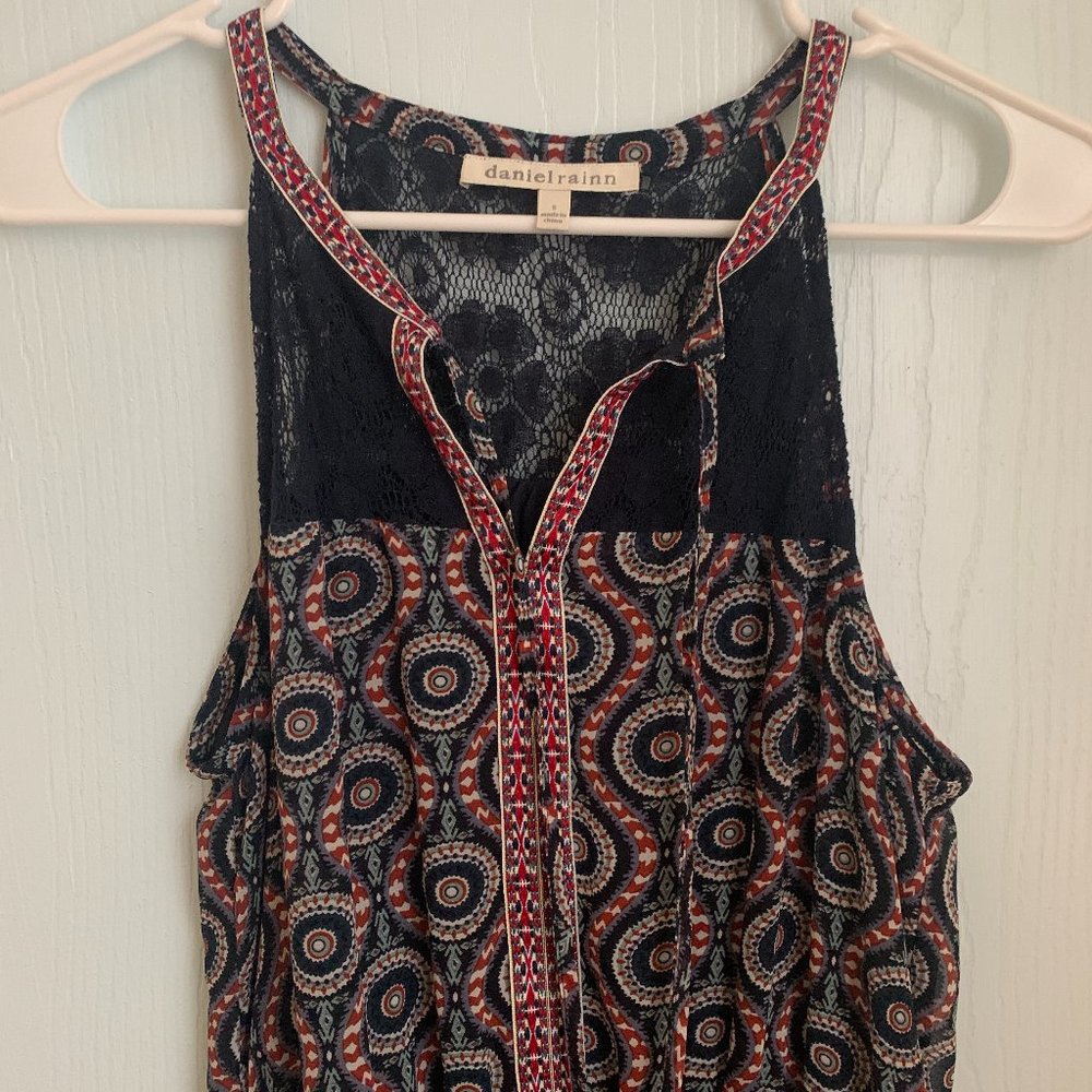 Patterned Long Dress
